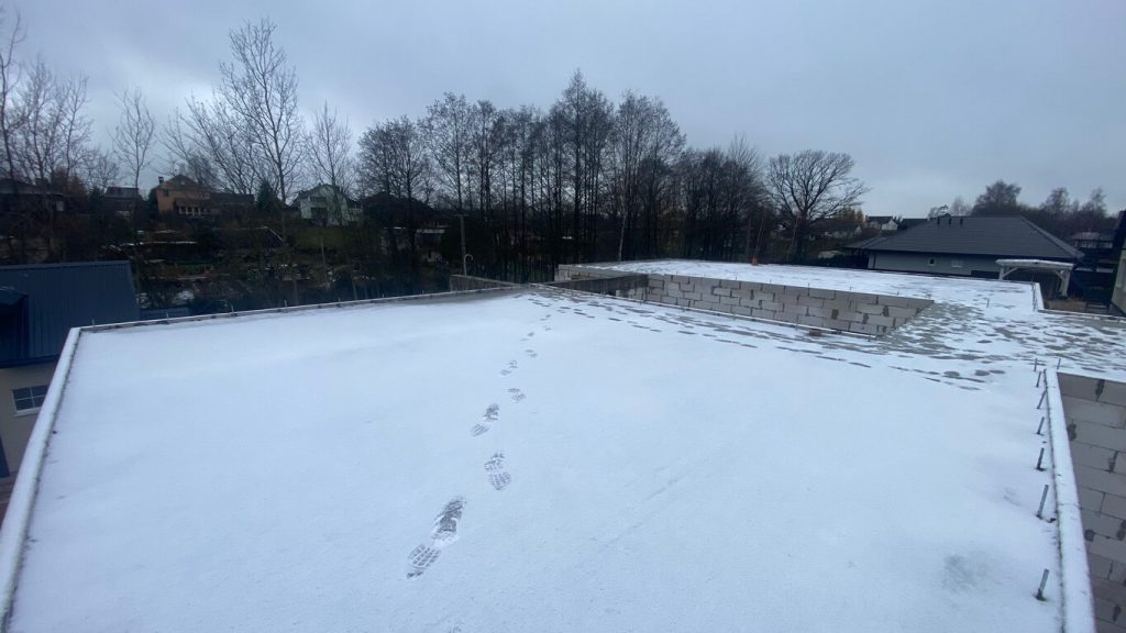 Заливка плиты перекрытия