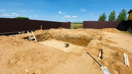 Фундамент с цокольным этажом