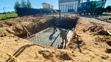 Фундамент с цокольным этажом