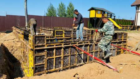 Фундамент с цокольным этажом