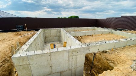 Фундамент с цокольным этажом