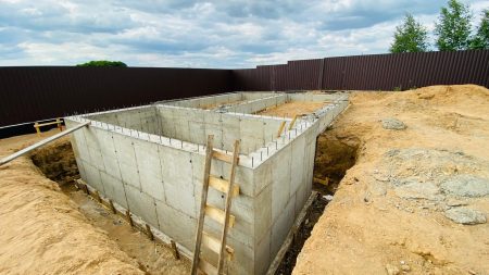 Фундамент с цокольным этажом