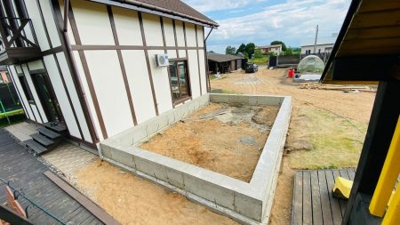 Фундамент с цокольным этажом