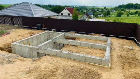 Фундамент с цокольным этажом