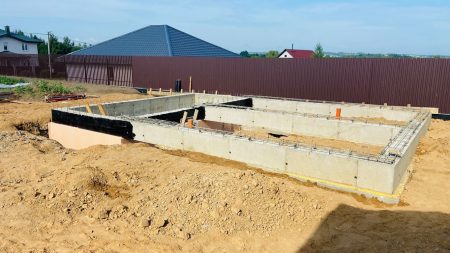 Фундамент с цокольным этажом