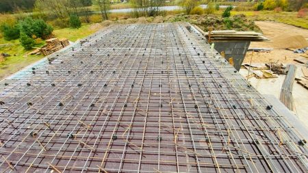 Заливка монолитного перекрытия