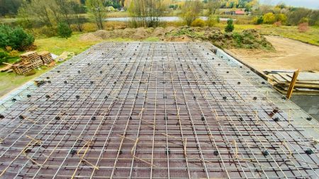 Заливка монолитного перекрытия