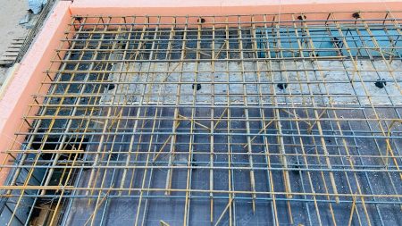 Заливка монолитного перекрытия