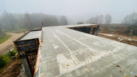 Заливка монолитного перекрытия