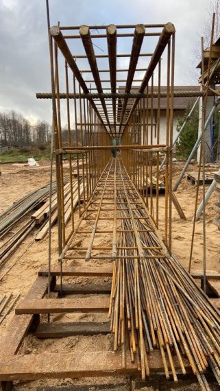 Заливка монолитного перекрытия