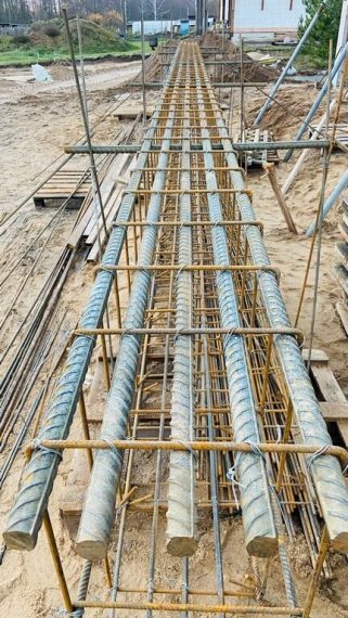 Заливка монолитного перекрытия