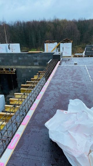 Заливка монолитного перекрытия