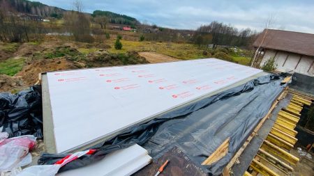 Заливка монолитного перекрытия