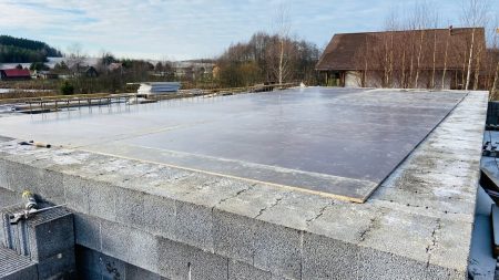 Заливка монолитного перекрытия