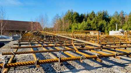 Заливка монолитного перекрытия