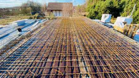 Заливка монолитного перекрытия