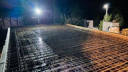 Заливка монолитного перекрытия