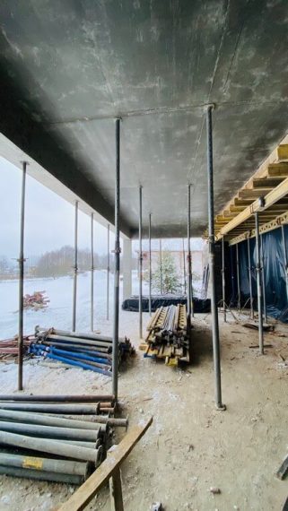 Заливка монолитного перекрытия