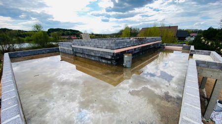 Заливка монолитного перекрытия