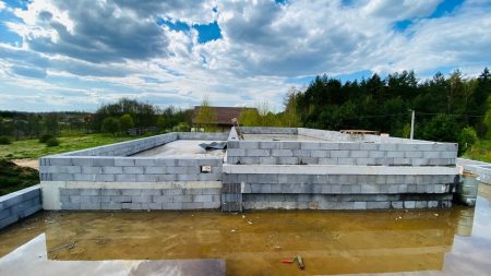 Заливка монолитного перекрытия