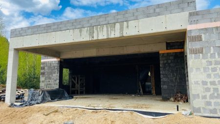 Заливка монолитного перекрытия