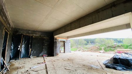 Заливка монолитного перекрытия