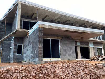 Заливка монолитного перекрытия