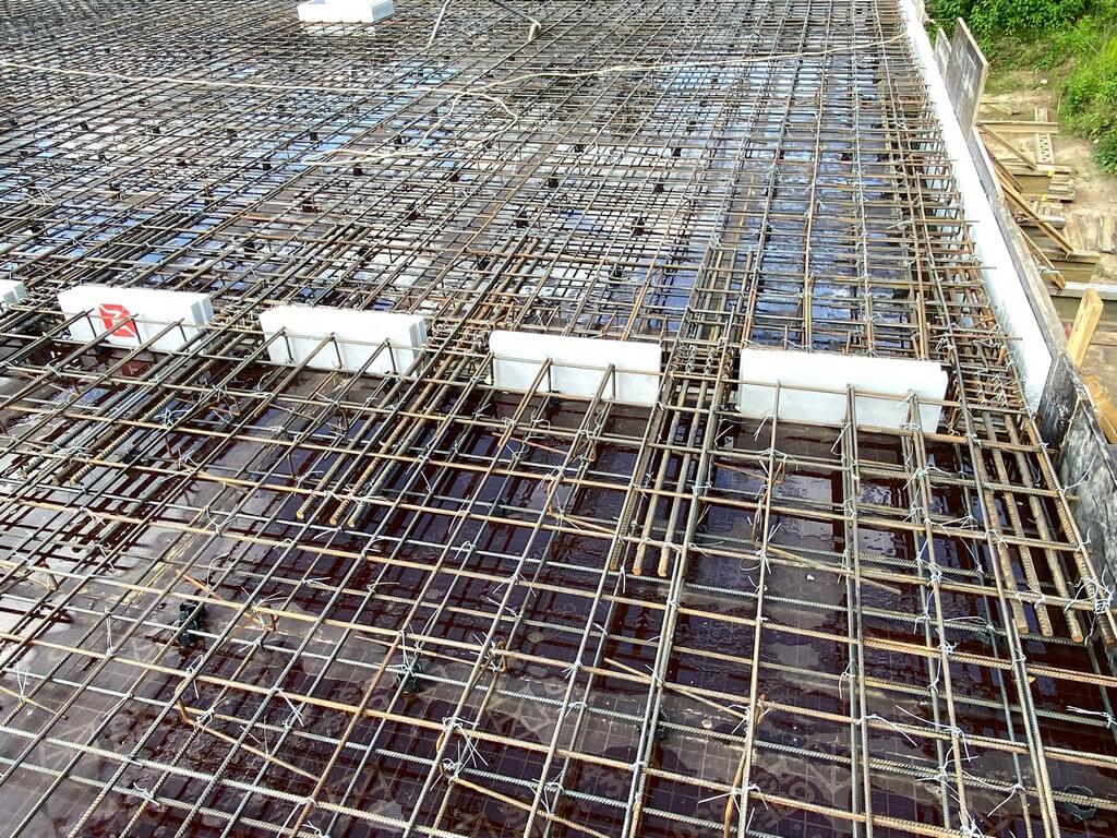 Заливка монолитного перекрытия