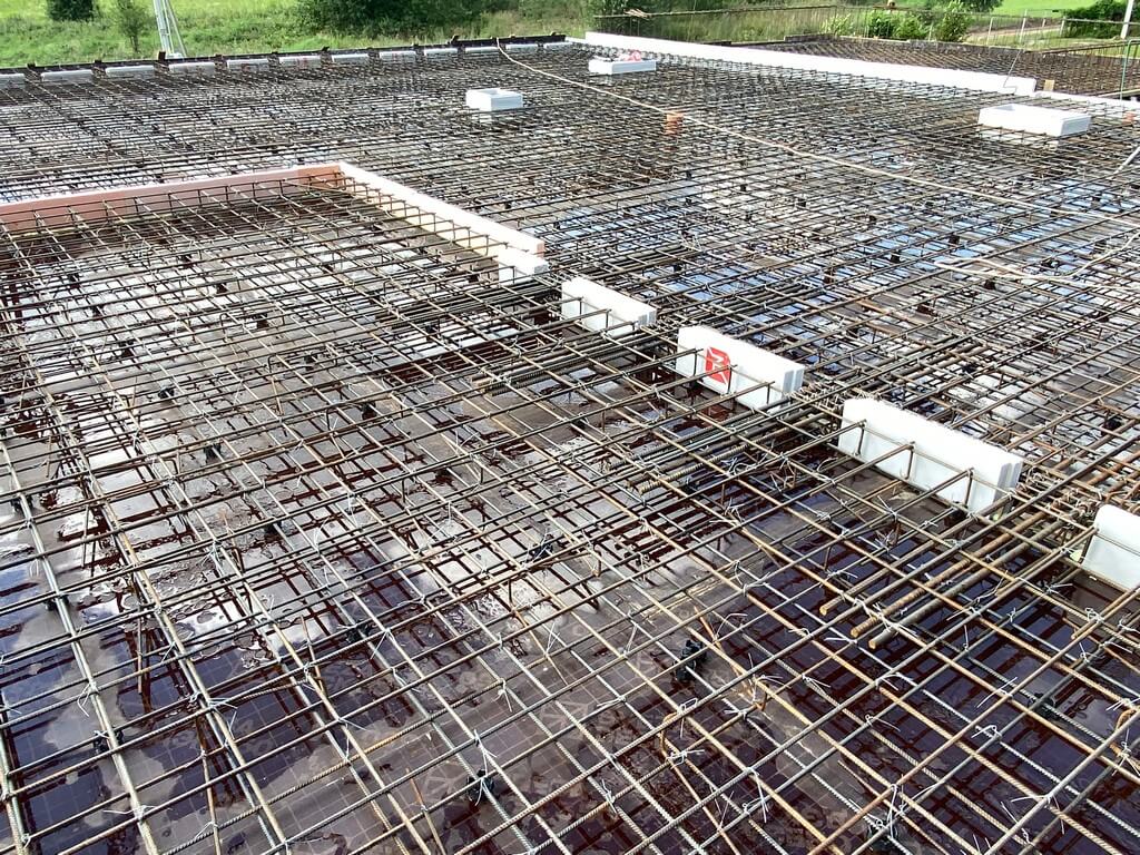 Заливка монолитного перекрытия