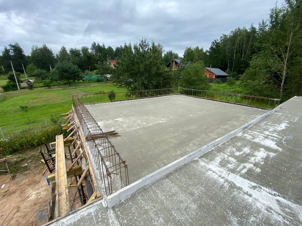 Заливка монолитного перекрытия