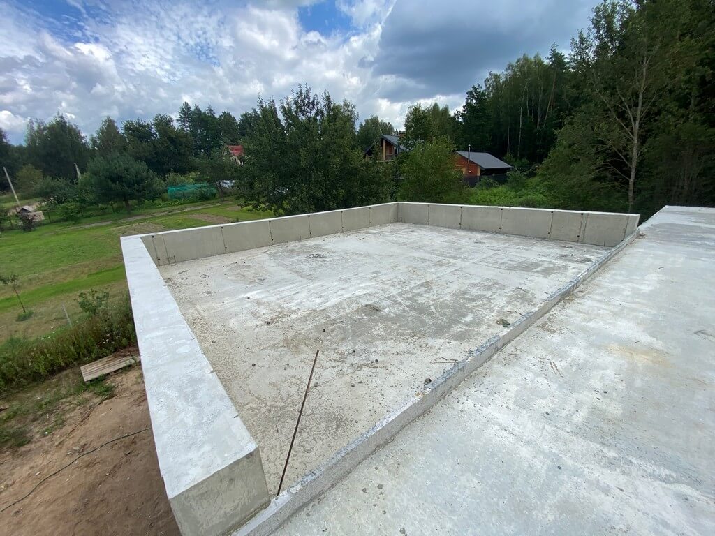 Заливка монолитного перекрытия