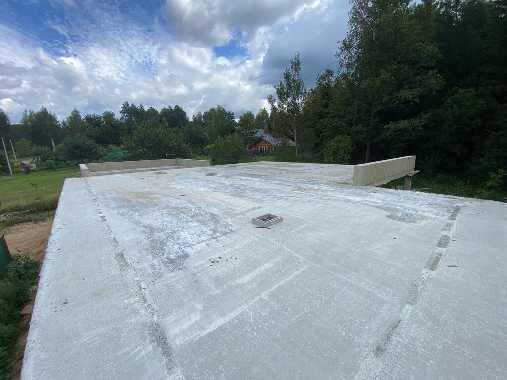 Заливка монолитного перекрытия