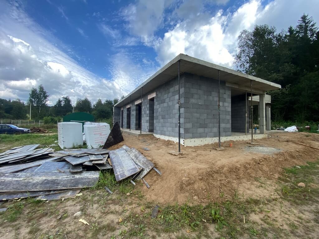 Заливка монолитного перекрытия