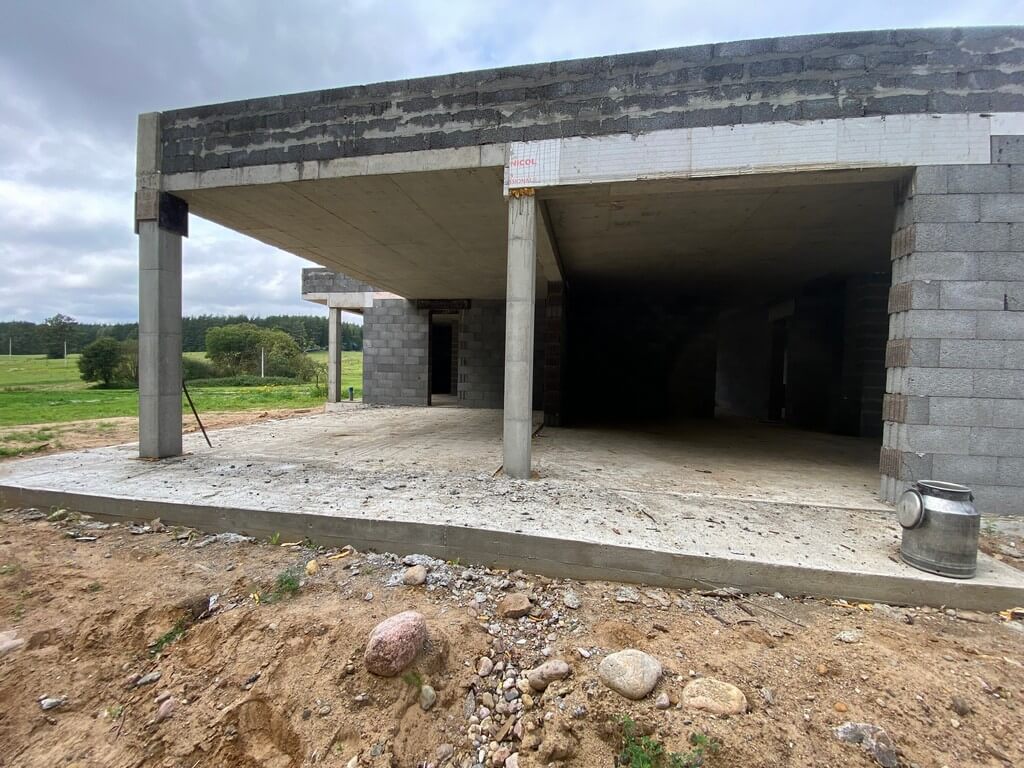 Заливка монолитного перекрытия