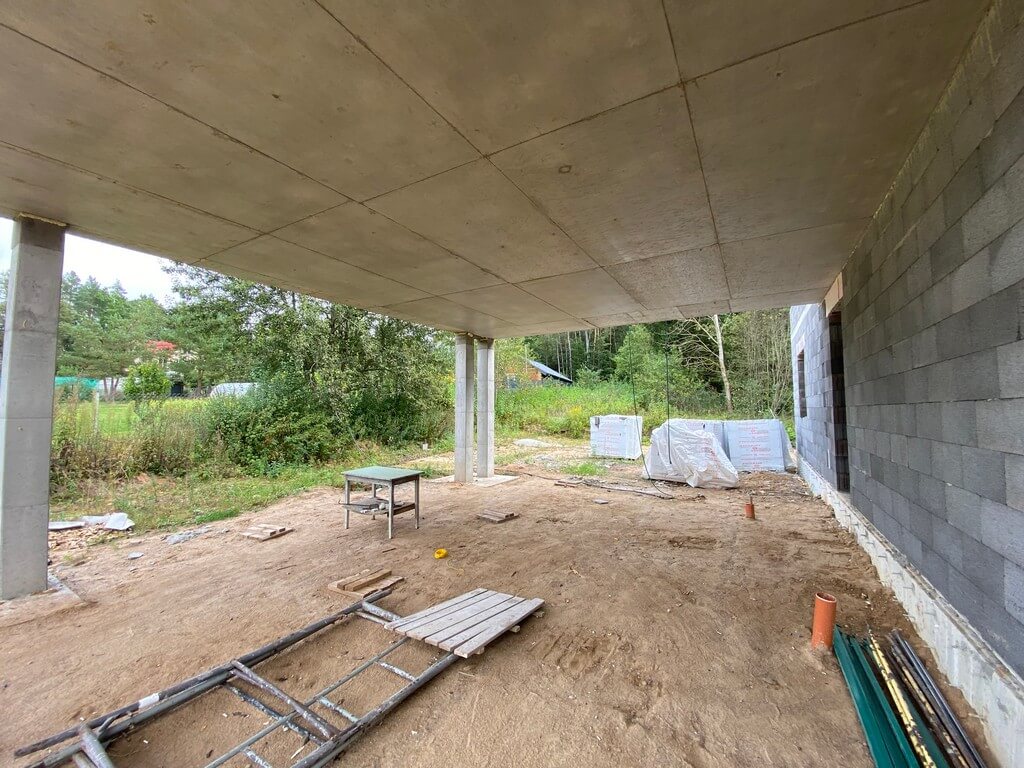 Заливка монолитного перекрытия