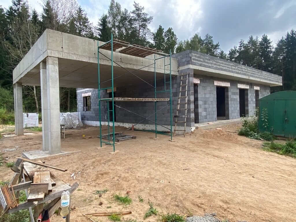 Заливка монолитного перекрытия